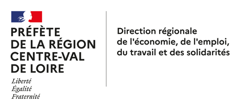 Logo DREETS : Direction régionale de l’économie, de l’emploi, du travail et des solidarités – Centre-Val de Loire