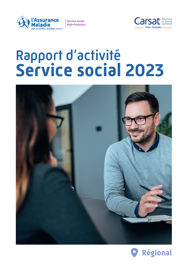Rapport d'activité 2023 du Service social de la Carsat Midi-Pyrénées